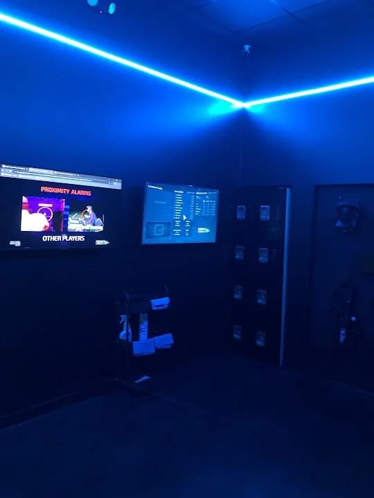 Interior view of Zero Latency Houston vr games facility in Houston