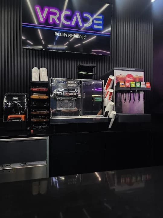 Interior view of VRCADE vr games facility in Toronto