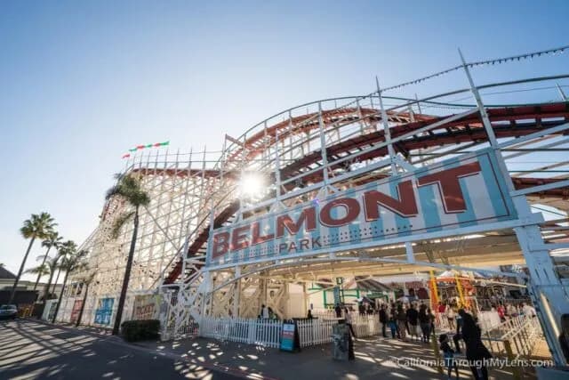 Interior view of Belmont Park escape rooms facility in San Diego