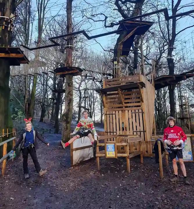 Photo of Go Ape Temple Newsam axe throwing activities in Leeds