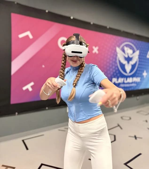 Interior view of Play Lab PHX vr games facility in Phoenix