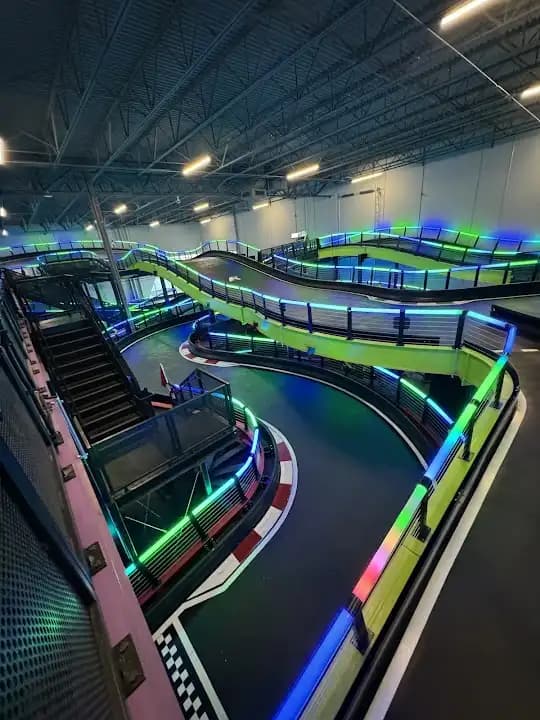 Interior view of Andretti Indoor Karting & Games Glendale vr games facility in Phoenix
