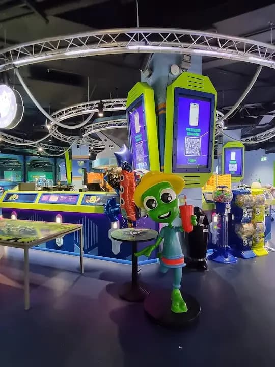 Interior view of Babylon Park London vr games facility in London